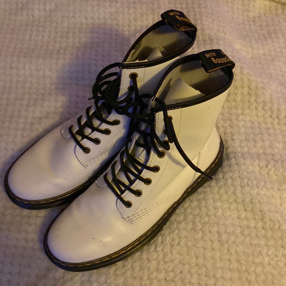 new white doc martens